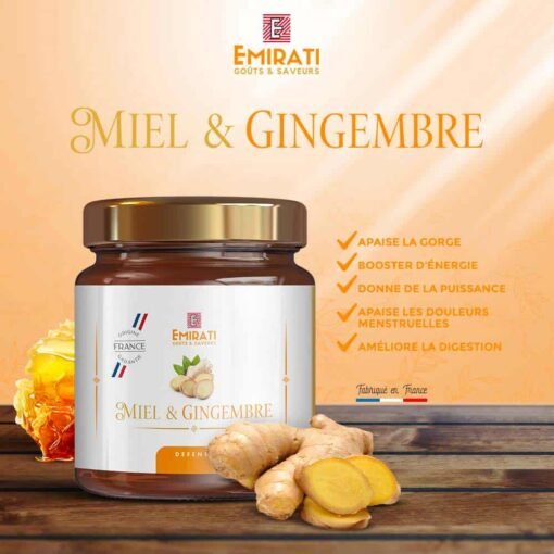 Miel & Gingembre Citron - Pot de 250g